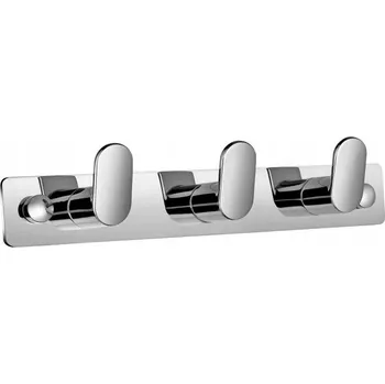 Věšák Háček na hmoždinky Stella stříbrný