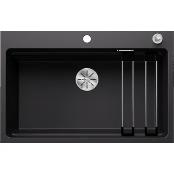 Granitový dřez Blanco Etagon 8 má velkorysou stupňovitou mísu s přidanou funkčností, včetně integrovaného schůdku, který vytváří další funkční úroveň. Její chytrá systémová koncepce zahrnuje univerzální lišty ETAGON a zároveň se může pochlubit vysoce kvalitními prvky, j