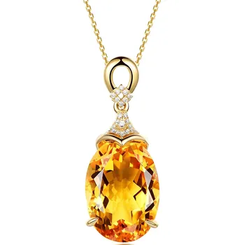 Náhrdelník IZMAEL Náhrdelník EM 23554 Zlatá/Žlutá KP23554