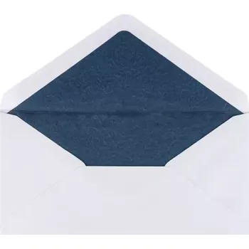 Obálka Dvoubarevná obálka bílá/modrá DL (110x220mm)