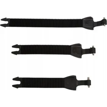 Moto oblečení KENNY RACING NÁHRADNÍ DÍLY SADA ŘEMÍNKŮ K BOTÁM TRACK 3 KUSY ČERNÉ