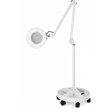 NANI kosmetická LED lampa s lupou na kolečkách 24W - White