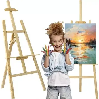 Malířský stojan Dřevěný malířský stojan