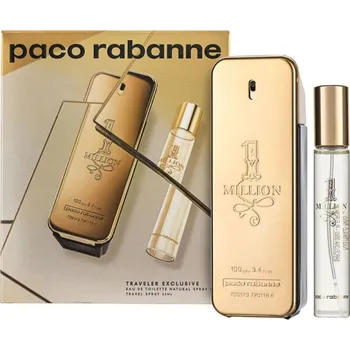 Kosmetika Paco Rabanne 1 Million Dárková sada, Toaletní voda EDT 100ml + Toaletní voda EDT 20ml (Traveler exclusive)