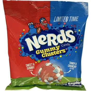 Bonbon Wonka Nerds Gummy Clusters Cherry Raspberry Touchdown 113g