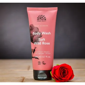 Sprchový gel Vyživující BIO sprchový gel s divokou růží Urtekram 200 ml