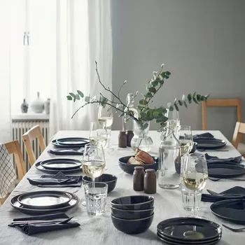 Talíř Mělký talíř na oběd IKEA 20 cm