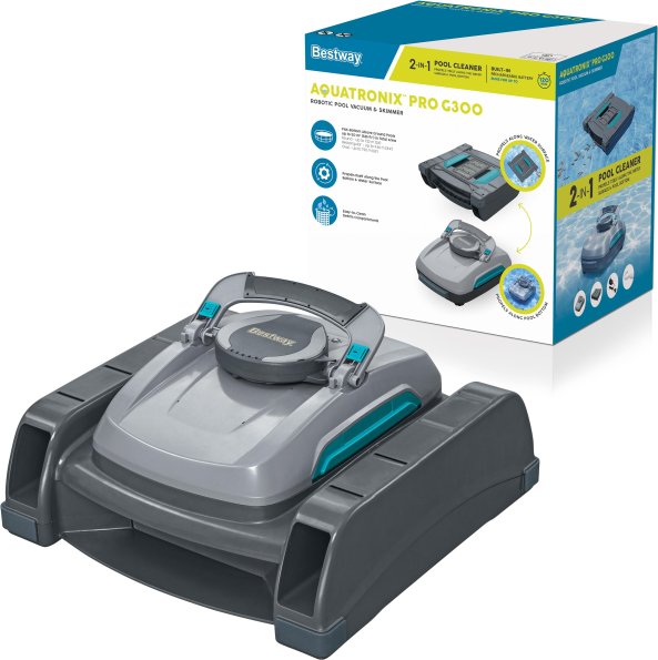BESTWAY 58942 - Bazénový robotický vysavač AquaTronix Pro G300 pro bazény do 50 m2