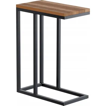 Konferenční stolek Kuchyňský stůl CLP obdélníkový černý, odstíny hnědé, vícebarevný 1 x 46 x 67 cm