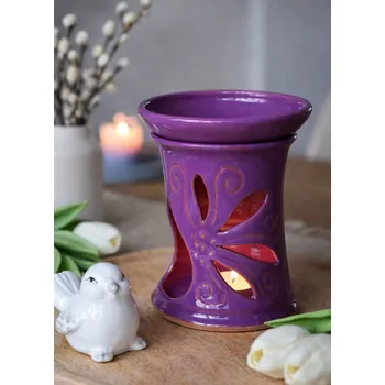 Aroma lampa Supeko aroma lampa ŠEDÁ 14,5 cm