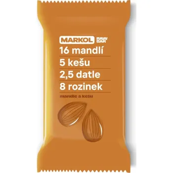 Tyčinka MA-Mandlová s kešu 40g