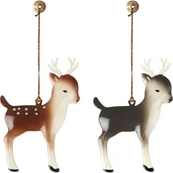 Vánoční ozdoba MAILEG Kovová ozdoba - Bambi Barva: tmavě hnědý