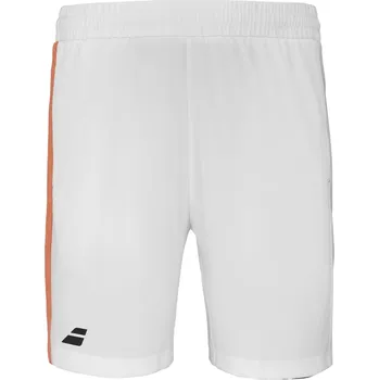 Pánské šortky Babolat Play Short Men White/Orange Oblečení pánské: XXL