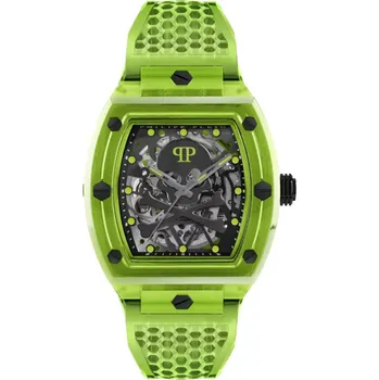 Hodinky Philipp Plein PWPTA0124 Automatic Mens Watch The keleton Crystal 44mm 5ATM