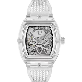 Hodinky Philipp Plein PWPTA0524 Automatic Mens Watch The keleton Crystal 44mm 5ATM