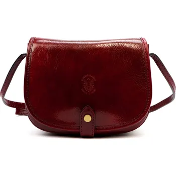 Kabelka Florence kabelka přes rameno přírodní kůže červená