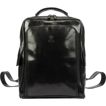 Městský batoh Kožený batoh Florence 2004 černý