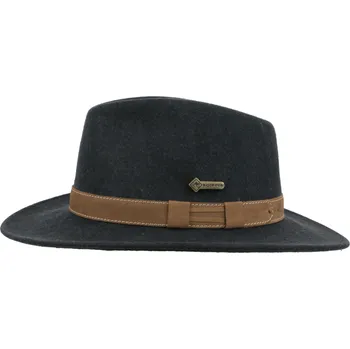 Klobouk Scippis Australský tmavě šedý klobouk vlněný - PAXTON Velikost: 57 cm (M)