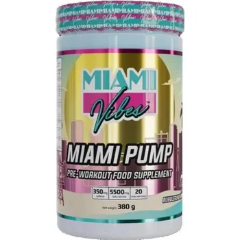 Anabolizér Miami Vibes Miami Pump 380g Žvýkačka