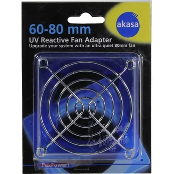 PC ventilátor Adaptér ventilátoru Akasa AK-M168-4 60mm-80mm modrý