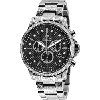 Hodinky Louis XVI LXVI893 Palais Royale Chronograph mens watch 43mm 5ATM