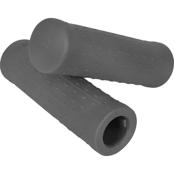 grip Šedé gumové gripy na řidítka (1 pár) pro Xiaomi M365 / 1S / Pro / Pro2 / Mi3