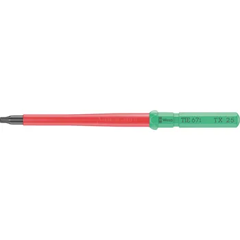 Šroubovák Wera Kraftform Kompakt VDE 67 i TX 25 x 157 mm TIE pro elektrotechniky TORX výměnné bity s rukojetí TX 25