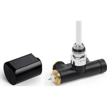 Hlavice pro radiátor Terma VAZ připojovací sada jednobodová termostatická Wifi pro středové připojení 50mm Varianta: Pravá, Barva připojovací sady: Bílá, Spojka připojovací sady: pro měděné trubky Cu 15x1mm