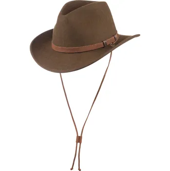 Klobouk SCIPPIS Silverton – plstěný westernový klobouk s podbradním řemínkem Velikost: 61 cm (XL)