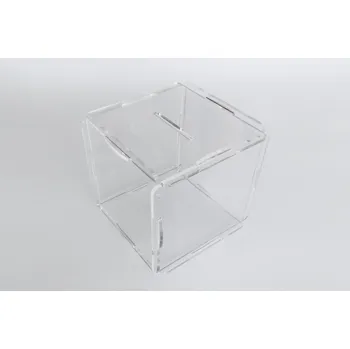 Pokladnička Multiplast Pokladnička z plexiskla 150 x 150 x 150 mm čirá
