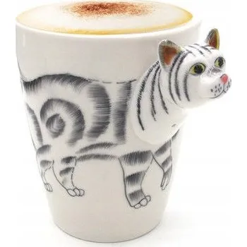 Hrnek Gadget Master 3D HRNEK ČERNÁ KOČKA porcelán 400 ml