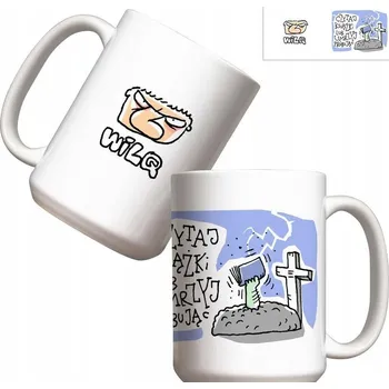 Hrnek Wilq: Čti knihy, nebo zemři! 440 ml