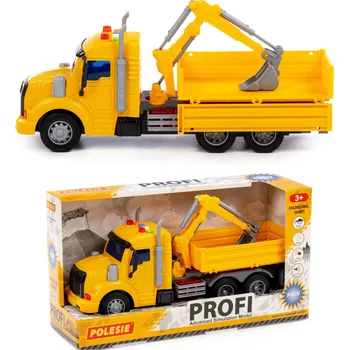 autíčko Hračka AUTO pro Děti - Nákladní Auto s Bagrem Mega