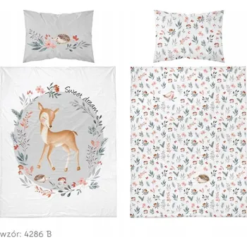 Povlečení Sada povlečení Detexpol 90 x 120 cm šedá