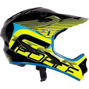 Cyklistická přilba Cyklistická helma Force Tiger downhill černá L/XL