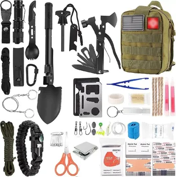 Vybavení pro přežití Damano Bochen Multifunkční Sada Pro První Pomoc A Přežití V Přírodě 30v1