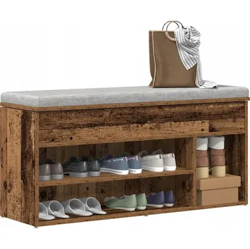 Botník VidaXL Botník 102 x 45 x 30,5 cm odstíny hnědé