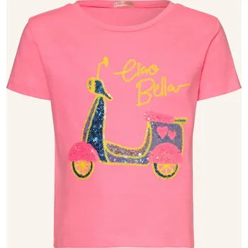 Dámské tričko Billieblush Dívčí Tričko S Flitry, růžová / žlutá / modrá, 98