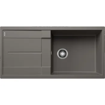Granitový dřez Blanco Metra XL 6 S, silgranitový dřez 1000x500x190 mm, 1-komorový, šedá vulkán, BLA-527307