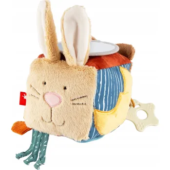 Hračka pro nejmenší Měkká interaktivní kostka se zvířátky hračka pro rozvoj dětí sigikid