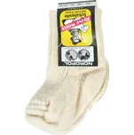 Dětské vlněné ponožky, 100% panenská vlna - duopack Barva: Bílá, Velikost: 17-18