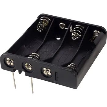 Držák baterie TRU COMPONENTS BH441P bateriový držák 4x AAA póly kontaktu