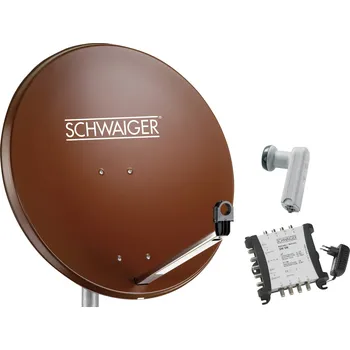Set top box Schwaiger SPI9962SET6 satelit bez přijímače Počet účastníků: 8 80 cm