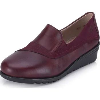 Dámské mokasíny Dámské mokasíny RIEKER L5356-35 červená S6 43