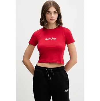 Pánské tričko Tričko Guess Jeans W5YI24.J1314 červená 33X, vel. XL