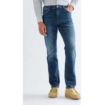 Pánské džíny Pánské jeans Wrangler Greensboro Stormforge Blue 112377800 Velikost: W33 / L36
