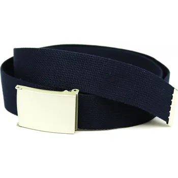 Módní doplněk ELEVEN Textilní opasek barevný šířka 4 cm Barva: tmavě modrá