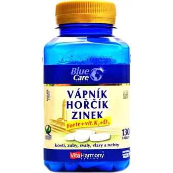 Vápník+Hořčík+Zinek+vit.K2+D3 VitaHarmony tbl. 130