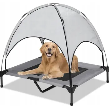 Pelíšek pro psa Pelíšek pro psy Costway šedý 105 cm x 87 cm