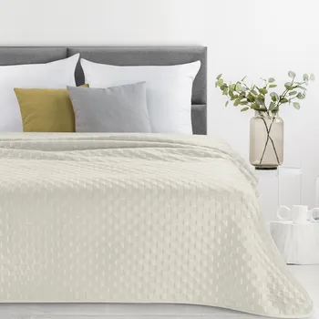 Přehoz na lůžko Přehoz na postel Eurofirany akryl 200 cm x 220 cm béžový